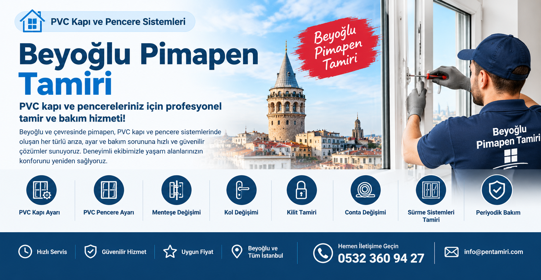 Beyoğlu'nda Pimapen Tamiri: Ev Konforunuzu Koruyun